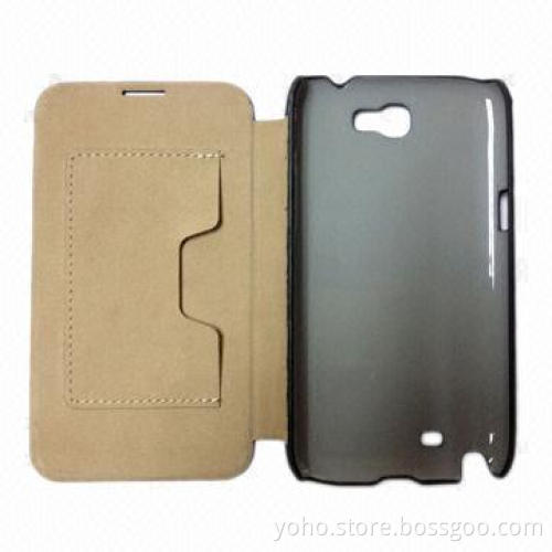 PC Cover with Leather Case for Samsung Galaxy Note II and 7100